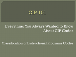 CIP: 101 - The University of Texas at Austin