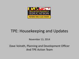 Preliminary: Distribution of OFFICIAL TPE Ratings as of 8/5/2014
