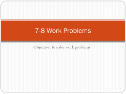 7-8 Work Problemsx