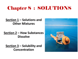 Chapter 8 : SOLUTIONS