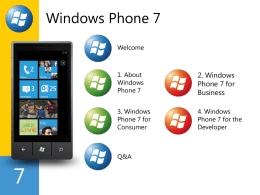 Peter Bull – Windows Phone 7
