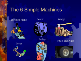 The 6 Simple Machines