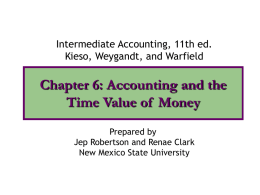 Chapter 6: Time Value of Money Concepts