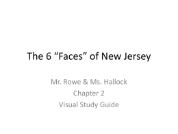 The 6 “Faces” of New Jersey