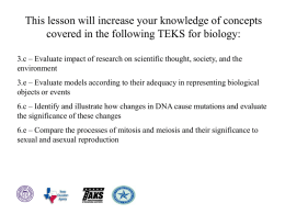 Lesson 7: Genetic Disorders & Gene Therapy