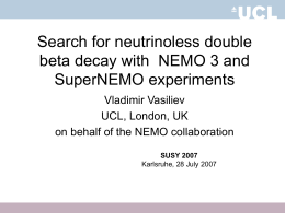 Search for Neutrinoless Double Beta Decay with NEMO 3