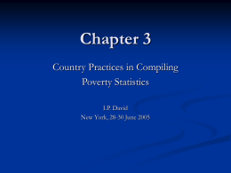 1. Isidoro DAVID - Chapter 3 - United Nations Statistics Division