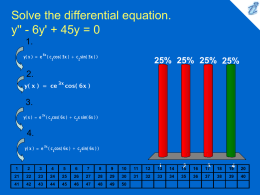 Solve the differential equation. y``