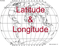 Maps and Latitude & Longitude