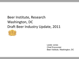 Slide 1 - Beer Institute