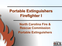 FF 1 Portable Extinguishers