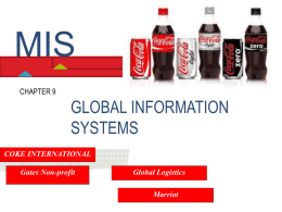 Chapter 9 Global Information Systems