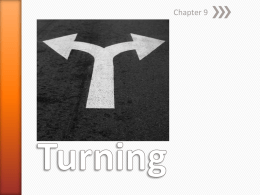 Chapter 9 - Turningx