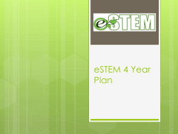eSTEM 4 Year Plan