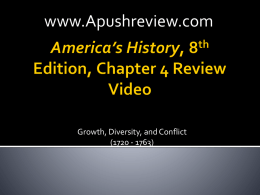America`s History Chapter 4