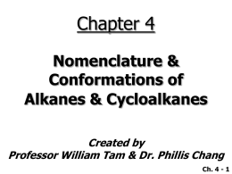 Chapter 4 - Department of Chemistry and Biochemistry