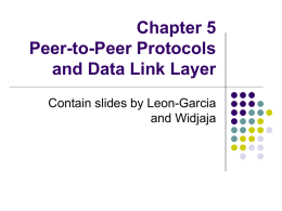 5. P2P protocols and data link layer.pp