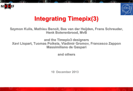 Timepix(3) - Indico