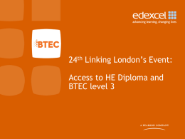 BTEC EDEXCEL