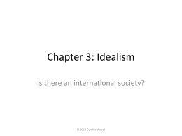 Chapter 3: Idealism
