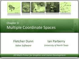 Lecture Notes for Chapter 3: Multiple Coordinate