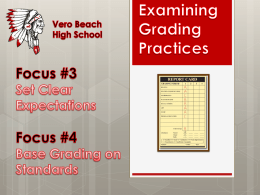 Focus #3: - Indian River County School District