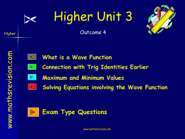 Higher Outcome 4 - Mathsrevision.com
