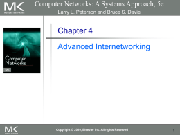 Chapter 4: Advanced Internetworking