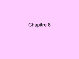 Chapitre 8