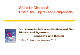 Chapter 8 - Distributed Systems | Concepts and Design, Fifth Edition