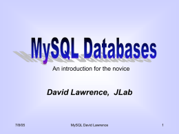 MySQL