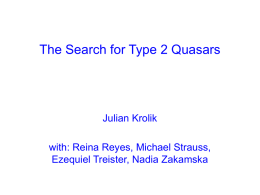 The Search for Type 2 Quasars