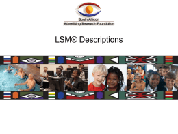 LSM® Descriptions