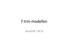 7-trin-modellen
