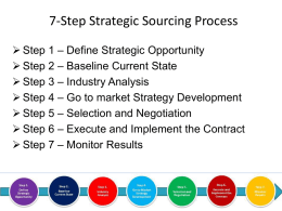 7-Step Strategic Sourcing Process