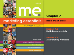 Marketing Essentials_ Chapter 7_Basic Math Skills_
