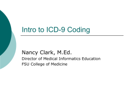 ICD-9 Coding
