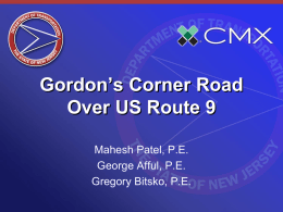 Rapid Lift Bridge Replacement - Gordon`s Corner Over Route 9 Bridge