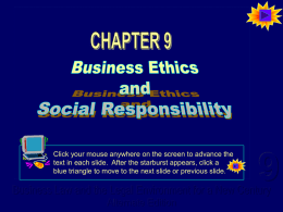 Powerpoint for Chapter 9