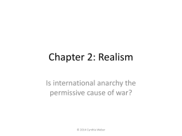 Chapter 2: Realism