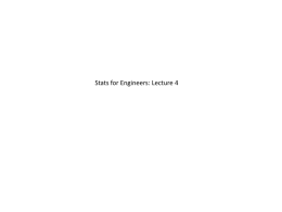 Lecture 4: Poisson, PDFs and uniform distribution