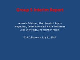 Interim Project Report group 5