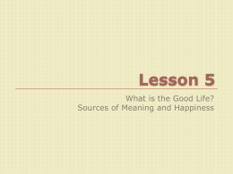 Lesson 5