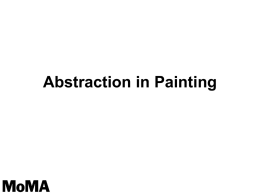 Abstraction in Painting  2 