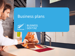Business Plans POWERPOINT