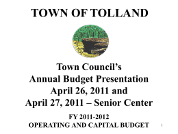 042611-Town-Councils-Budget-Presentation