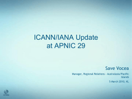 apnic29-icann-iana-uptdate-vocea