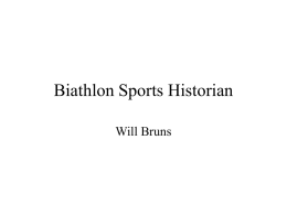 Biathlon Sports Historian
