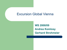 Excursion Global Vienna