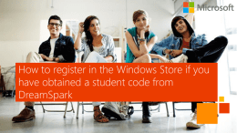 Windows Store registration Step-by-step Guide